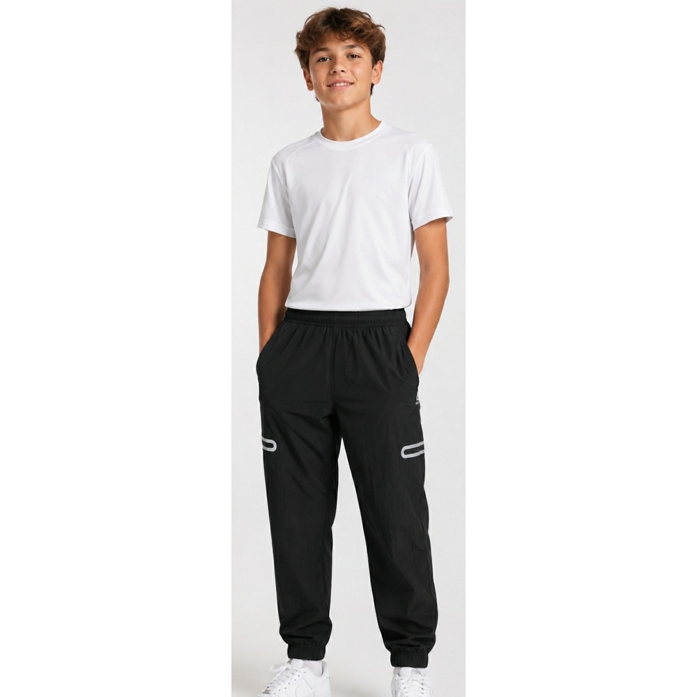 Reebok Boys Transition Joggers Performance Black SIZE XL 14/16 Side & Cargo Pkts